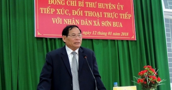 Bí thư Huyện ủy Sơn Tây, Quảng Ngãi bị kỷ luật
