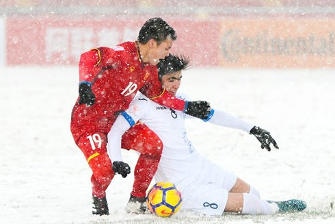 U23 Việt Nam đ&atilde; bị&nbsp; U23 Uzbekistan đ&aacute;nh bại tại Thường Ch&acirc;u (Ảnh: Getty Images).