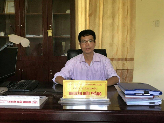 &Ocirc;ng Nguyễn Hữu Thắng, Ph&oacute; gi&aacute;m đốc cơ sở cai nghiện tỉnh Bắc Giang.
