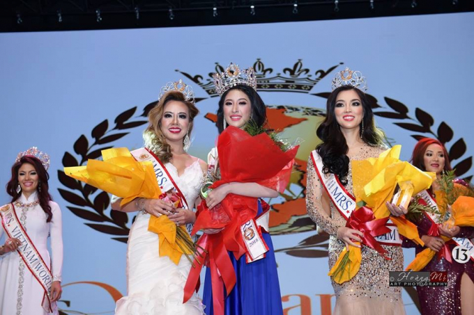Người đẹp Jennifer L&ecirc; đăng quang Mrs. Vietnam World 2018