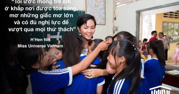 Hoa hậu Hoàn vũ Việt Nam H’hen Niê trở thành Đại sứ Toàn cầu của Room To Read