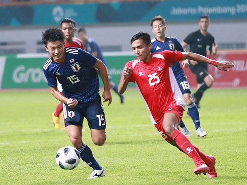 U23 Nhật Bản c&oacute; chiến thắng nhọc nhằn trước U23 Nepal. Ảnh Reuter.
