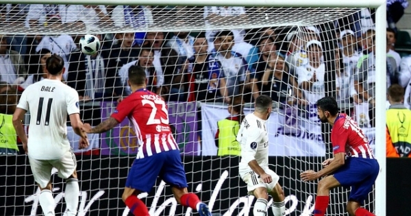 Thắng nghẹt thở Real Madrid, Atletico giành Siêu Cup châu Âu 2018