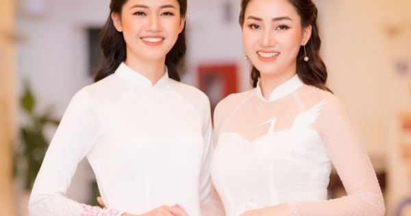 Hai chị em Á hậu Trà My, Thanh Tú lần đầu cùng diễn thời trang