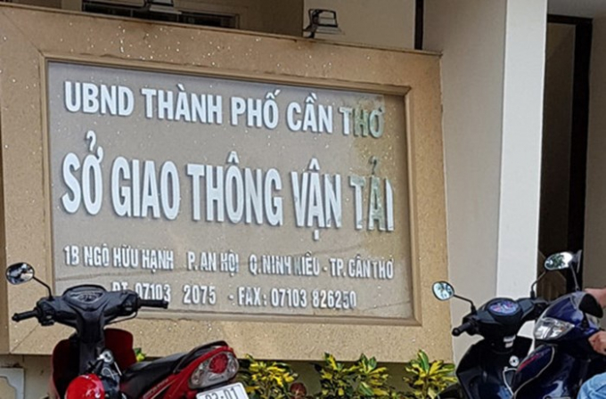 Sở GTVT Cần Thơ. Ảnh:&nbsp;Việt Tường.