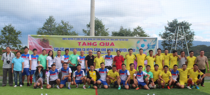 Trận đấu giao hữu diễn ra tại huyện A Lưới, tỉnh Thừa Thi&ecirc;n Huế.