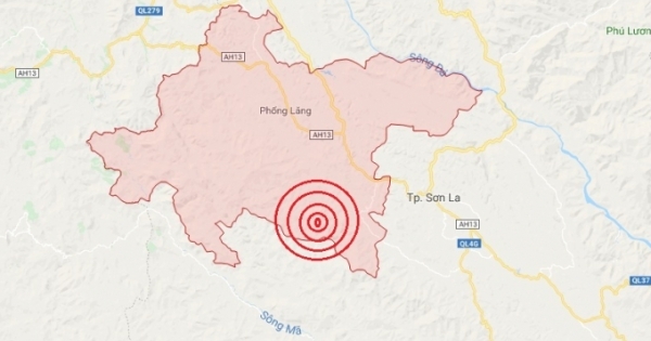 Động đất 3,9 độ Richter tại Thuận Châu, Sơn La