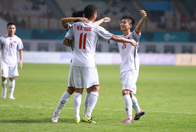 Niềm vui chiến thắng sẽ lại đến với Olympic Việt Nam sau trận đấu với Bahrain (ảnh: Huyền Trang)