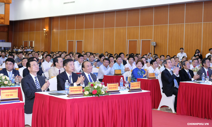 Thủ tướng Ch&iacute;nh phủ Nguyễn Xu&acirc;n Ph&uacute;c dự Hội nghị x&uacute;c tiến đầu tư tỉnh Quảng B&igrave;nh năm 2018.