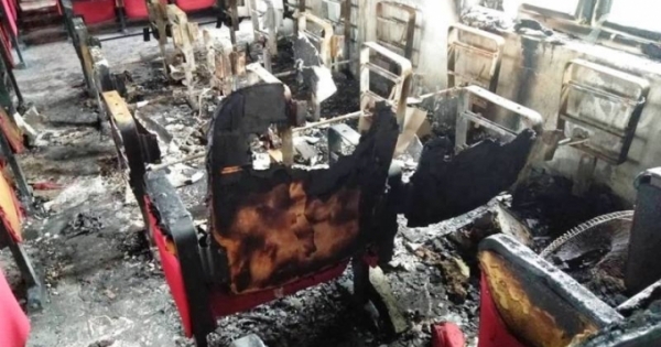 Thanh Hóa: Cháy hội trường xã Hải Lộc, thiệt hại hơn nửa tỉ đồng