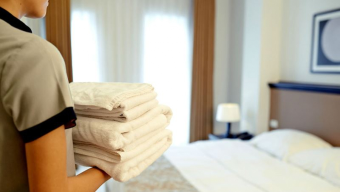 Sạch sẽ hay không tạo ấn tượng đầu tiên mỗi du khách đặt chân vào phòng khách sạn.