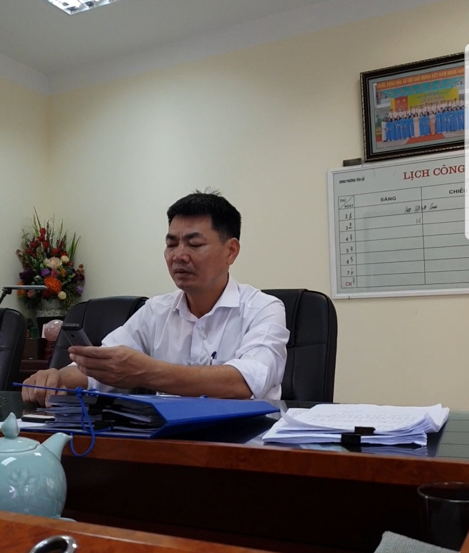 Chủ tịch phường Yên Sở Nguyễn Quốc Quyết cho rằng trách nhiệm không thuộc về mình.