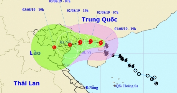 Cơn bão số 3 cách đất liền Quảng Ninh, Hải Phòng 300km