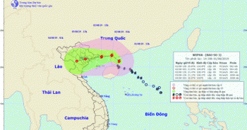 Thông tin mới nhât về cơn bão số 3 đang đổ bộ vào các tỉnh Bắc Bộ