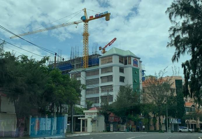 Dic Corp đã tổ chức thi công xây dựng công trình Khu phức hợp Cap Saint Jacques tại số 169 Lê Hồng Phong, Phường 8, TP Vũng Tàu mà không có giấy phép xây dựng.