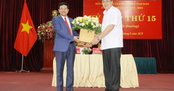 Vĩnh Phúc: Ông Đinh Văn Mười được bổ nhiệm làm Chủ tịch huyện Tam Đảo
