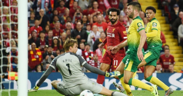 Salah ghi bàn, Liverpool đại thắng ngày mở màn Premier League