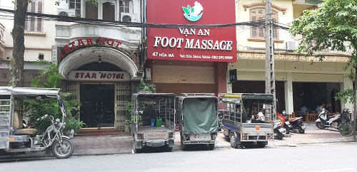 Sau khi cơ quan Công an TP Hà Nội vào cuộc cơ sở Foot Massage Vạn An đã đóng của ngừng kinh doanh