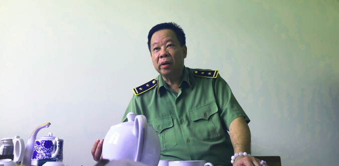  Ông Nguyễn Sĩ Bình, Đội trưởng Đội Quản lý thị trường số 16 Quận Long Biên.