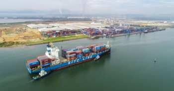 Cảng Chu Lai - Quảng Nam đón tàu container có trọng tải lớn đến 22.000 tấn
