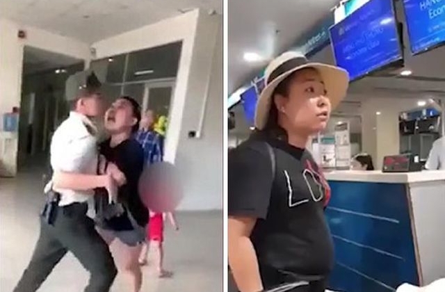Cấm bay 1 năm nữ công an gây rối tại sân bay Tân Sơn Nhất