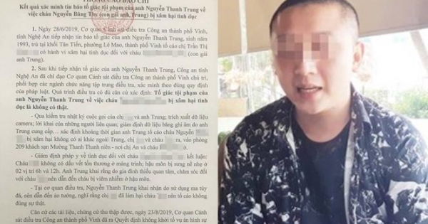 Công an ra thông cáo báo chí vụ "Nghi án xâm hại tình dục trẻ em ở Nghệ An"