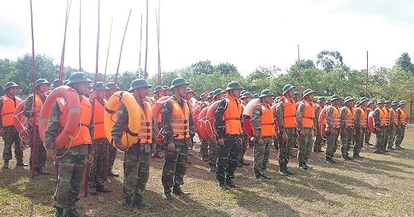 Bộ chỉ huy quân sự tỉnh Thừa Thiên Huế tích cực công tác trước mùa mưa bão