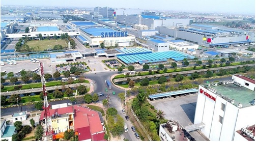 Bắc Ninh sở hữu sự hiện diện của hàng loạt thương hiệu toàn cầu như Samsung, Canon, Hanwha, Pepsico…