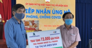 Trà Thanh Nhiệt Dr Thanh tiếp sức cho đồng bào, chiến sĩ tại Quảng Nam