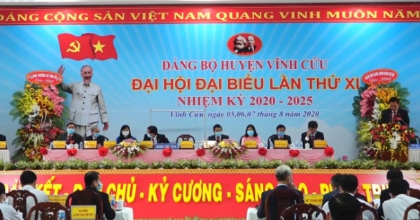 Ông Nguyễn Văn Thuộc tái đắc cử Bí thư Huyện ủy Vĩnh Cửu nhiệm kỳ 2020 - 2025