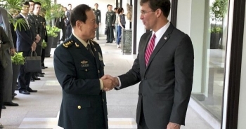 Điện đàm căng thẳng giữa Bộ trưởng Quốc phòng Mỹ - Trung