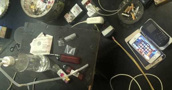 Hải Phòng: Bắt quả tang 6 đối tượng nam, nữ tụ tập sử dụng ma túy trong mùa dịch
