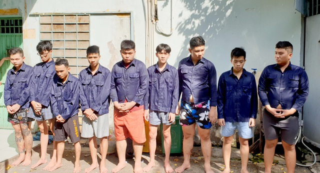 Các đối tượng trong băng cướp bị Công an quận Tân Bình bắt giữ