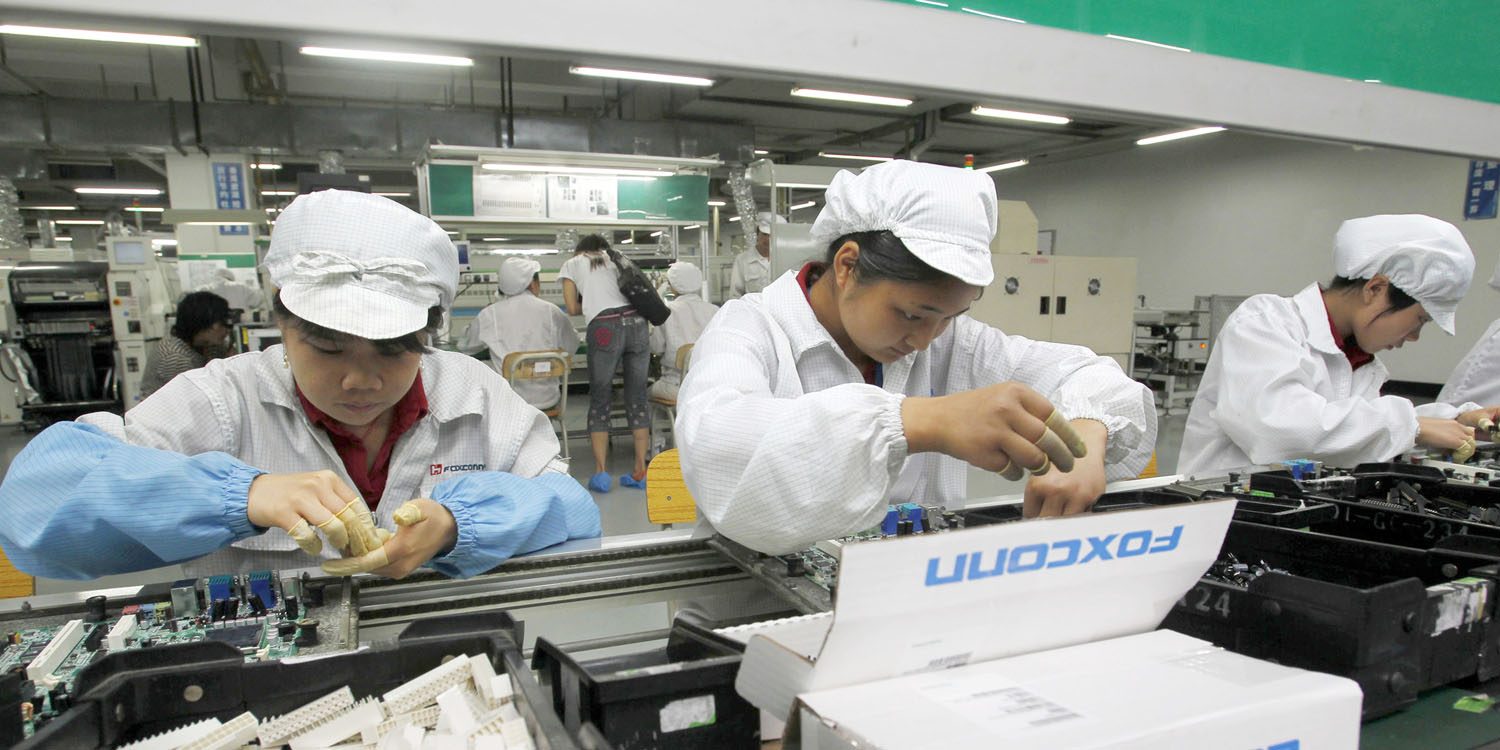 Nhà máy sản xuất iPhone của Foxconn tại Trung Quốc