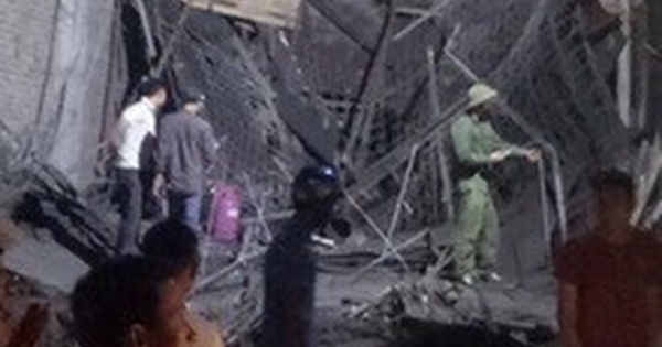 Sập mái nhà đang thi công ở Thái Bình, 2 người tử vong, 2 người bị thương nặng