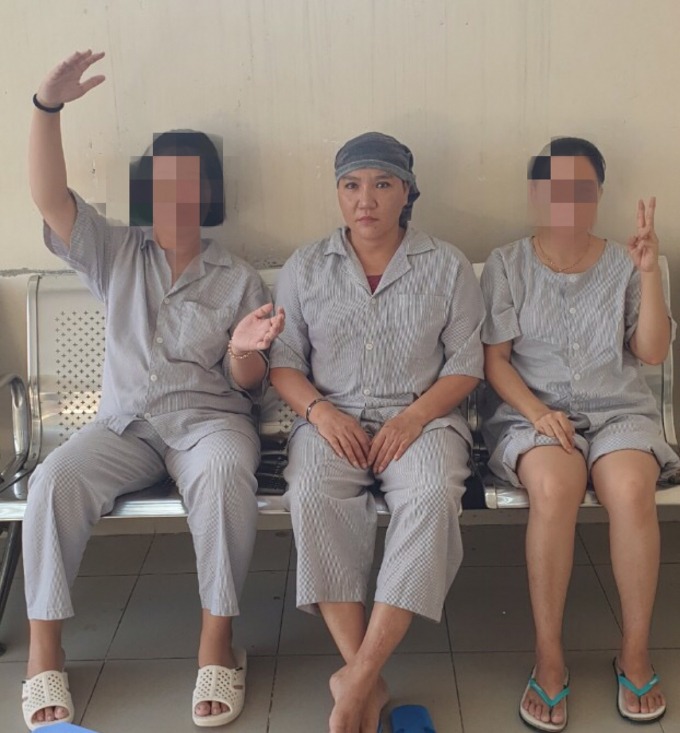 Bà Trần Thị Ngọc Nữ hiện đang điều trị trong Bệnh viện tâm thần Trung ương 2.