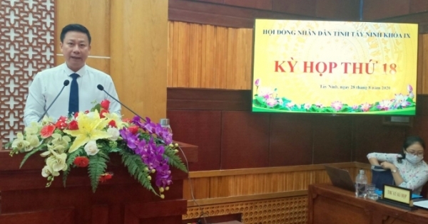 Ông Nguyễn Thanh Ngọc được bầu làm Chủ tịch UBND tỉnh Tây Ninh