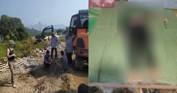 Hà Giang: Gầu máy xúc bất ngờ rơi khiến nam thanh niên tử vong