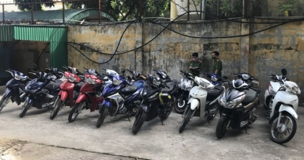 Công an Nghệ An triệt phá băng nhóm gây ra 35 vụ trộm cắp xe máy liên tỉnh