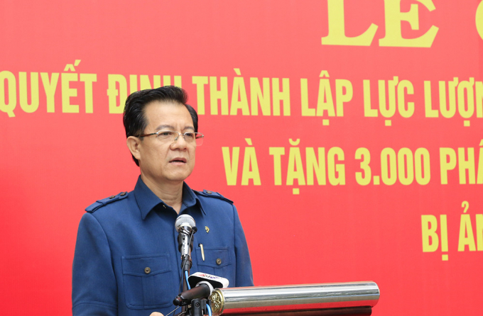 Đồng chí Lê Hồng Quang, Ủy viên BCH Trung ương Đảng, Bí thư Tỉnh ủy An Giang phát biểu chỉ đạo tại buổi Lễ.