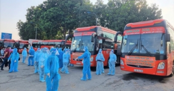 29 chuyến xe nghĩa tình đưa công nhân về Đắk Lắk và Phú Yên