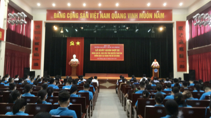 208 cán bộ, giảng viên, sinh viên Hải Phòng chi viện TP Hồ Chí  Minh chống dịch.