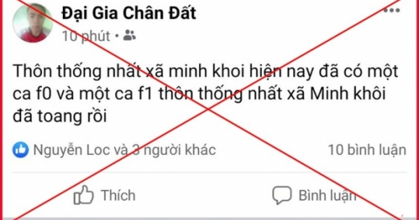 Đăng tin bịa đặt trên facebook, nhiều cá nhân ở Thanh Hóa bị xử phạt