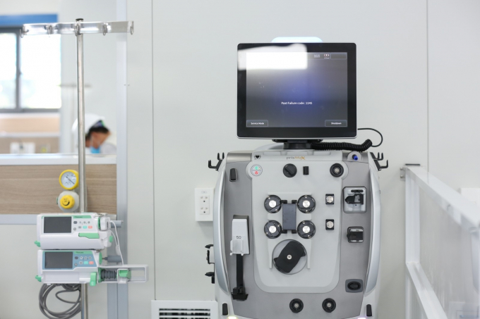BV điều trị Covid-19- Y Hà Nội được bố trí trang thiết bị y tế hiện đại.