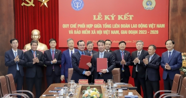 BHXH Việt Nam và Tổng Liên đoàn Lao động Việt Nam ký Quy chế phối hợp
