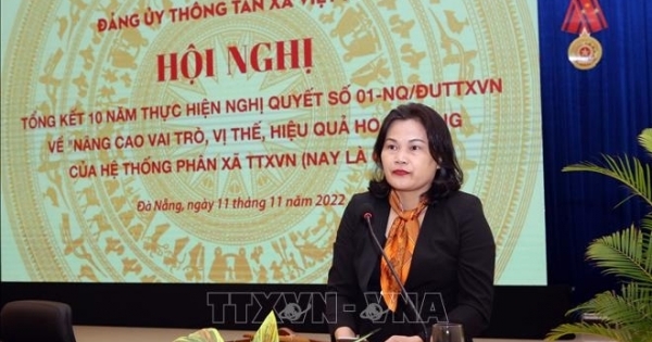 Bà Nguyễn Thị Sự được bổ nhiệm giữ chức Phó TGĐ Thông tấn xã Việt Nam