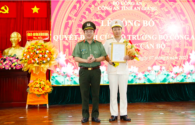 Đại tá Nguyễn Thanh Hà giữ chức Phó Giám đốc Công an tỉnh An Giang