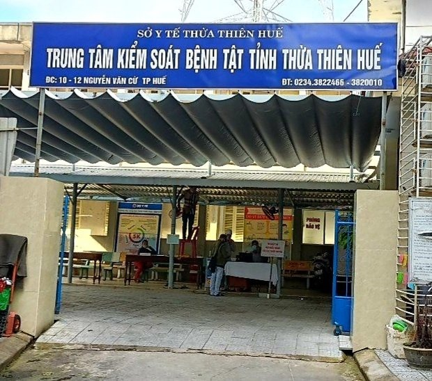Trụ sở CDC tỉnh Thừa Thiên Huế.