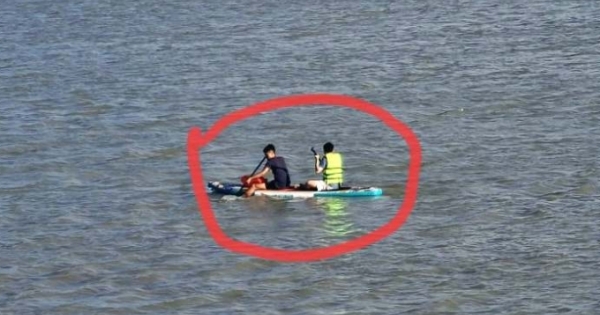 “Đánh cược” tính mạng với thuyền SUP trên sông Lam