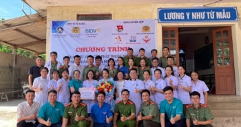 Công an tỉnh Hà Tĩnh khám, cấp phát thuốc miễn phí cho nhân dân